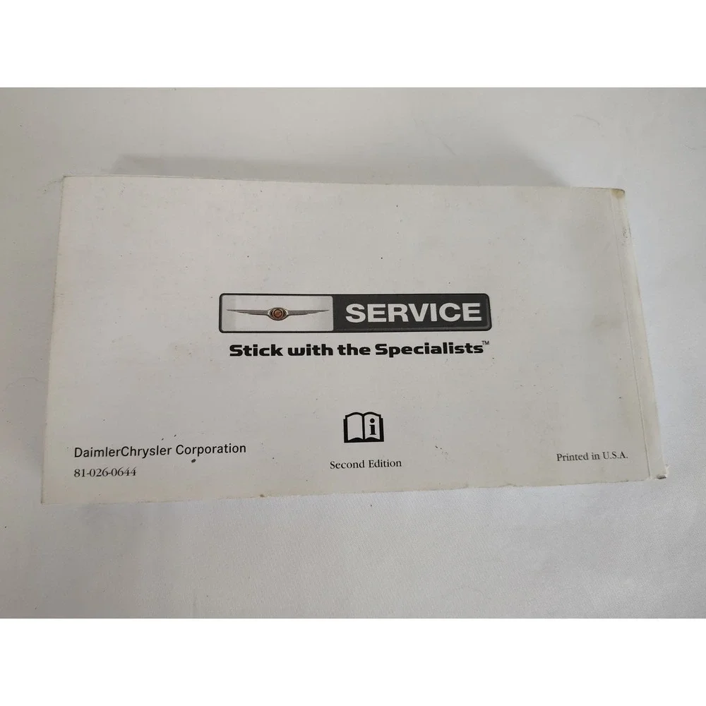 2006 Chrysler PT Cruiser Owner Manual